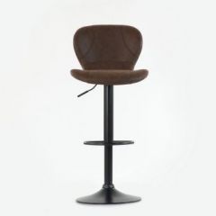 Барный стул Barneo N-86 Time / Black / VPU Brown Vintage коричневый винтаж PK970-18 в Глазове - glazov.mebel24.online | фото 3