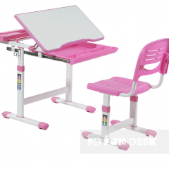 Комплект парта + стул трансформеры Cantare Pink в Глазове - glazov.mebel24.online | фото