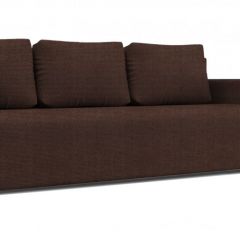 Диван Алиса 4 Shaggy CHOCOLATE - Teos Black в Глазове - glazov.mebel24.online | фото