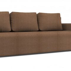 Диван Алиса 4 Shaggy SAND - Teos Dark Brown в Глазове - glazov.mebel24.online | фото