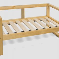 Диван трехместный DEmoku Д-3 (Серебристо-серый/Темный дуб) в Глазове - glazov.mebel24.online | фото 4