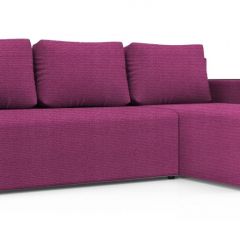 Диван угловой Алиса 3 Shaggy FUCHSIA - TEOS BLACK в Глазове - glazov.mebel24.online | фото