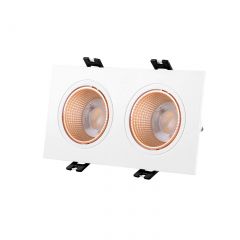 DK3072-WBR Встраиваемый светильник, IP 20, 10 Вт, GU5.3, LED, белый/бронзовый, пластик в Глазове - glazov.mebel24.online | фото 2