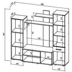 ИБИЦА Гостиная (ЯШС/ЯШТ) в Глазове - glazov.mebel24.online | фото 2