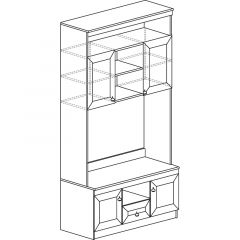 Гостиная Инна 5 Денвер темный в Глазове - glazov.mebel24.online | фото 9