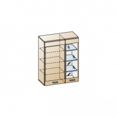 Гостиная Камелия Композиция 1 (Гикори Джексон темный) в Глазове - glazov.mebel24.online | фото 9