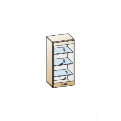 Гостиная Камелия Композиция 8 (Гикори Джексон темный) в Глазове - glazov.mebel24.online | фото 2