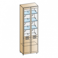 Гостиная Мелисса Композиция 3 (Гикори Джексон светлый) в Глазове - glazov.mebel24.online | фото 7