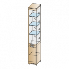 Гостиная Мелисса Композиция 5 (Гикори Джексон светлый) в Глазове - glazov.mebel24.online | фото 3