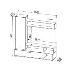 Гостиная МГС 9 (Белый/Цемент светлый) в Глазове - glazov.mebel24.online | фото 4