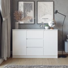 МОРИ Гостиная модульная (белый) в Глазове - glazov.mebel24.online | фото 9