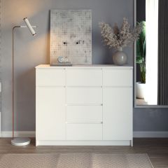 МОРИ Гостиная модульная (белый) в Глазове - glazov.mebel24.online | фото 10
