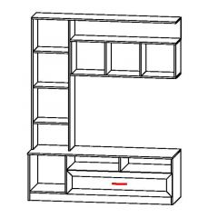 ПРАГА Гостиная (модульная) в Глазове - glazov.mebel24.online | фото 7