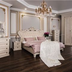 Комод 4 ящика Афина + Зеркало ППУ Афина (крем корень) в Глазове - glazov.mebel24.online | фото 7