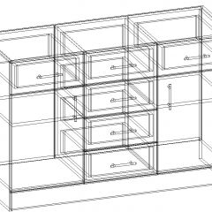 СОФИЯ Комод К1200 2Д (венге/дуб белфорт) в Глазове - glazov.mebel24.online | фото 3