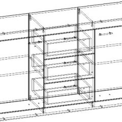 СОНАТА Комод КС-1500 (Дуб сонома/Дуб сакраменто) в Глазове - glazov.mebel24.online | фото 2