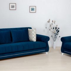 Комплект Роуз ТД 410 диван-кровать + кресло + комплект подушек в Глазове - glazov.mebel24.online | фото