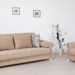 Комплект Роуз ТД 412 диван-кровать + кресло + комплект подушек в Глазове - glazov.mebel24.online | фото