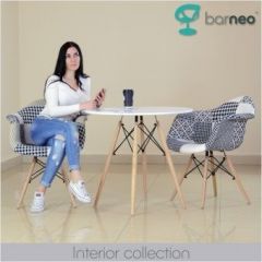 Кресло Barneo N-14 Patchwork черно-белый в Глазове - glazov.mebel24.online | фото 3