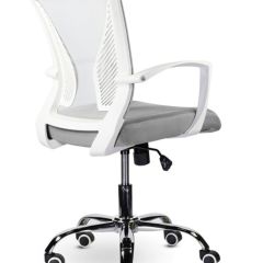 Кресло BRABIX "Wings MG-306" (пластик белый, хром, сетка, серое) 532012 в Глазове - glazov.mebel24.online | фото 4