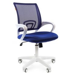 Кресло для оператора CHAIRMAN 696 white (ткань TW-10/сетка TW-05) в Глазове - glazov.mebel24.online | фото
