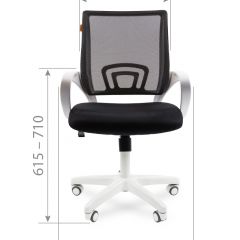 Кресло для оператора CHAIRMAN 696 white (ткань TW-11/сетка TW-01) в Глазове - glazov.mebel24.online | фото 4