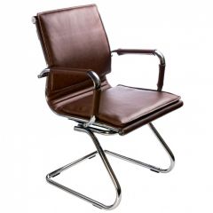 Кресло для посетителя Бюрократ CH-993-Low-V/Brown коричневый в Глазове - glazov.mebel24.online | фото 1