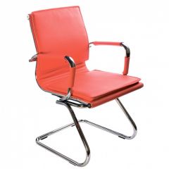Кресло для посетителя Бюрократ CH-993-Low-V/Red красный в Глазове - glazov.mebel24.online | фото
