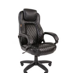 Кресло для руководителя  CHAIRMAN 432 (Экокожа черная) в Глазове - glazov.mebel24.online | фото