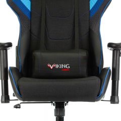 Кресло игровое Бюрократ VIKING 4 AERO BLUE черный/синий в Глазове - glazov.mebel24.online | фото 7