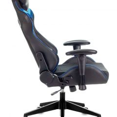 Кресло игровое Бюрократ VIKING 4 AERO BLUE черный/синий в Глазове - glazov.mebel24.online | фото 2