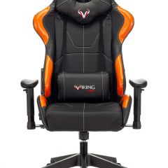 Кресло игровое Бюрократ VIKING 5 AERO ORANGE черный/оранжевый в Глазове - glazov.mebel24.online | фото 3