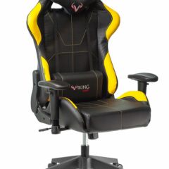 Кресло игровое Бюрократ VIKING 5 AERO YELLOW черный/желтый в Глазове - glazov.mebel24.online | фото