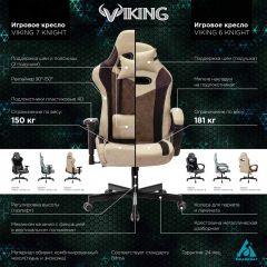 Кресло игровое Бюрократ VIKING 6 KNIGHT B FABRIC черный в Глазове - glazov.mebel24.online | фото 5