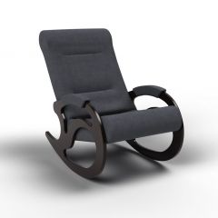 Кресло-качалка Вилла 11-Т-ГР (тканьвенге) ГРАФИТ в Глазове - glazov.mebel24.online | фото