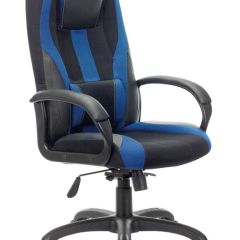 Кресло компьютерное BRABIX PREMIUM "Rapid GM-102" (экокожа/ткань, черное/синее) 532106 в Глазове - glazov.mebel24.online | фото