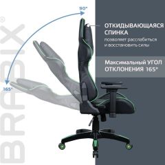 Кресло компьютерное BRABIX "GT Carbon GM-120" (черное/зеленое) 531929 в Глазове - glazov.mebel24.online | фото 2