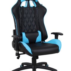 Кресло компьютерное BRABIX "GT Master GM-110" (черное/голубое) 531928 в Глазове - glazov.mebel24.online | фото