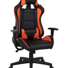 Кресло компьютерное BRABIX "GT Racer GM-100" (черное/оранжевое) 531925 в Глазове - glazov.mebel24.online | фото