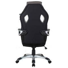 Кресло компьютерное BRABIX Techno GM-002 (ткань) черное/серое, вставки белые (531815) в Глазове - glazov.mebel24.online | фото 6