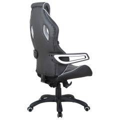 Кресло компьютерное BRABIX Techno Pro GM-003 (экокожа черное/серое, вставки серые) 531814 в Глазове - glazov.mebel24.online | фото 7