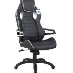 Кресло компьютерное BRABIX Techno Pro GM-003 (экокожа черное/серое, вставки серые) 531814 в Глазове - glazov.mebel24.online | фото 2