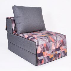 Кресло-кровать бескаркасное Харви (серый-сноу манго) в Глазове - glazov.mebel24.online | фото