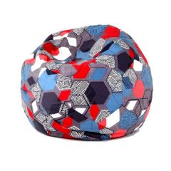 Кресло-мешок Мяч M (Geometry Slate) в Глазове - glazov.mebel24.online | фото