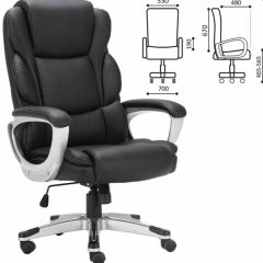 Кресло офисное BRABIX PREMIUM "Rest EX-555" (пружинный блок, экокожа, черное) 531938 в Глазове - glazov.mebel24.online | фото 2