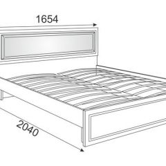 Кровать 1.6 Беатрис М10 с мягкой спинкой и ортопедическим основанием (Орех гепланкт) в Глазове - glazov.mebel24.online | фото 2