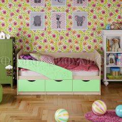 Кровать Бабочки (Салатовый матовый) 1600 в Глазове - glazov.mebel24.online | фото