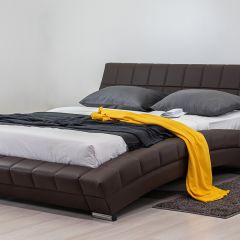 Кровать двойная Оливия 160 + ортопед. основание в Глазове - glazov.mebel24.online | фото