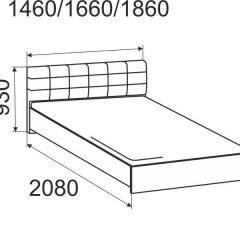 Кровать Лита с подъемным механизмом 1400*2000 в Глазове - glazov.mebel24.online | фото 4