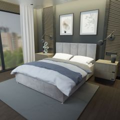 Кровать Мерида Решетка+ПМ+Дно (1400) в Глазове - glazov.mebel24.online | фото